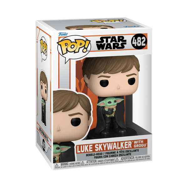 FUNKO POP! - Star Wars - The Mandalorian Luke Skywalker with Child #482